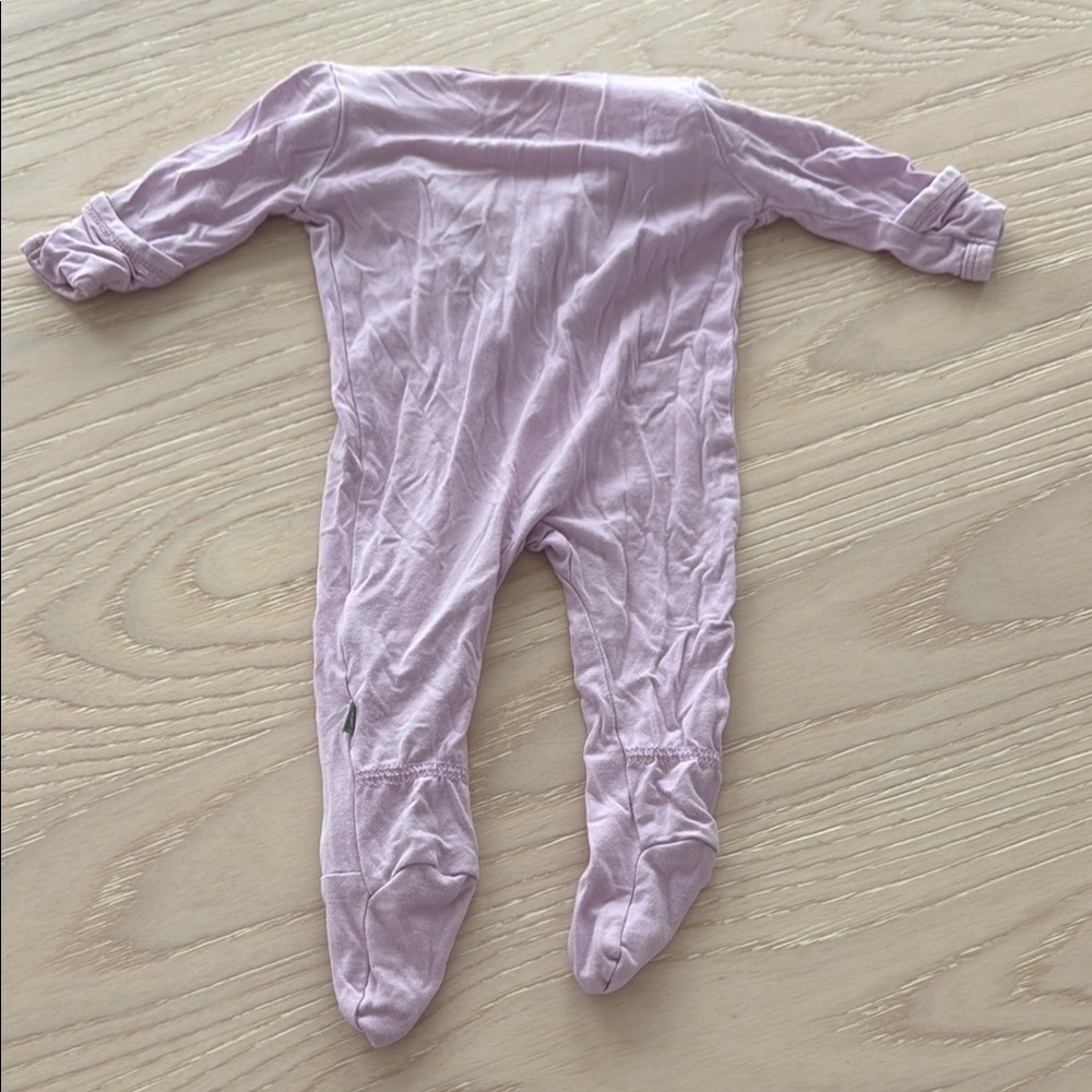 KYTE Pink Footie One Piece with Zipper Closure - Picture 3 of 4